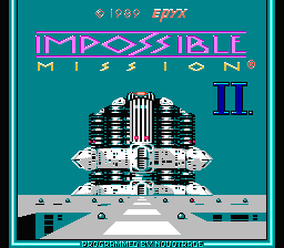 Impossible Mission II title screenshot